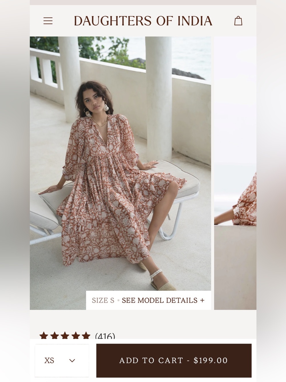 Daughters of India Kyra Midi Dress
